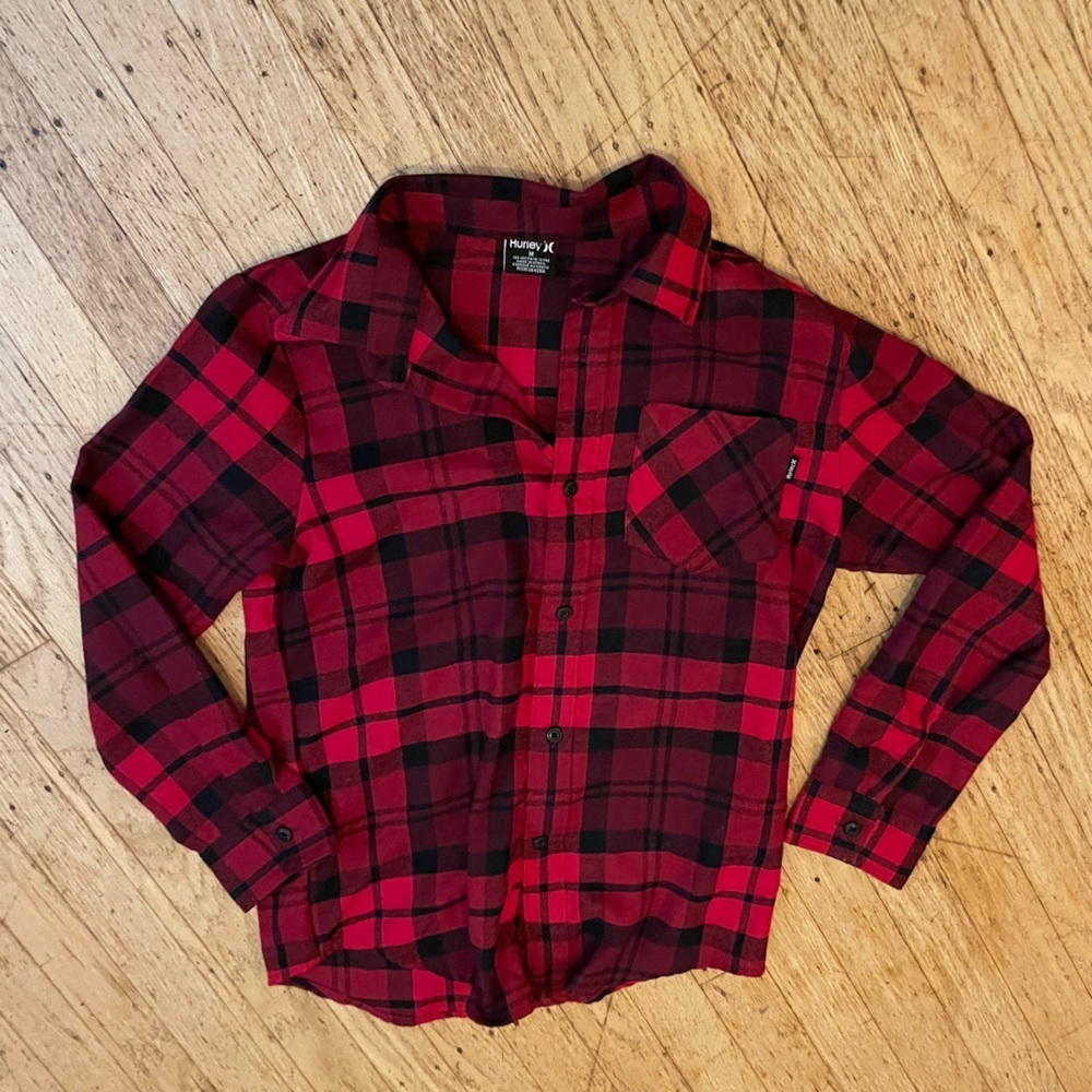 Hurley flannel shirt